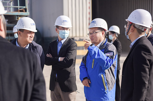 考察衛(wèi)輝市融創(chuàng)實業(yè)有限公司