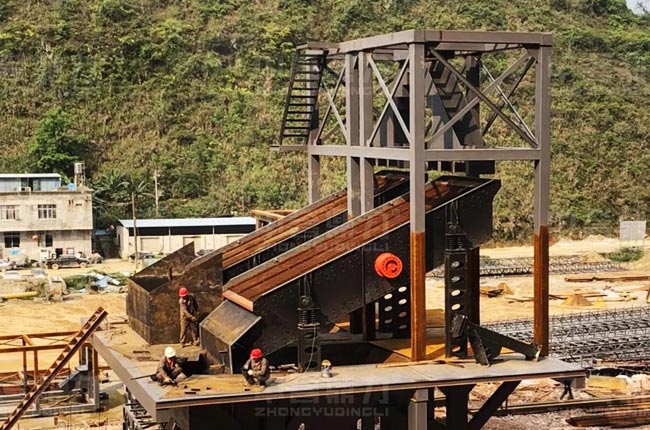 廣西龍文采石場(chǎng)時(shí)產(chǎn)1000噸制砂生產(chǎn)線現(xiàn)場(chǎng)實(shí)拍