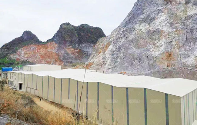 中譽鼎力承建桂林市金山化工年產(chǎn)500萬噸石灰石砂石骨料生產(chǎn)線成功試運行
