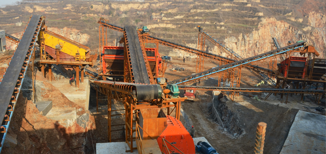 蒙陰石料廠時產(chǎn)700噸砂石骨料生產(chǎn)線