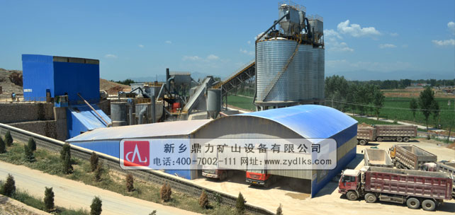 河北中聯(lián)水泥時產(chǎn)500-600噸骨料生產(chǎn)線