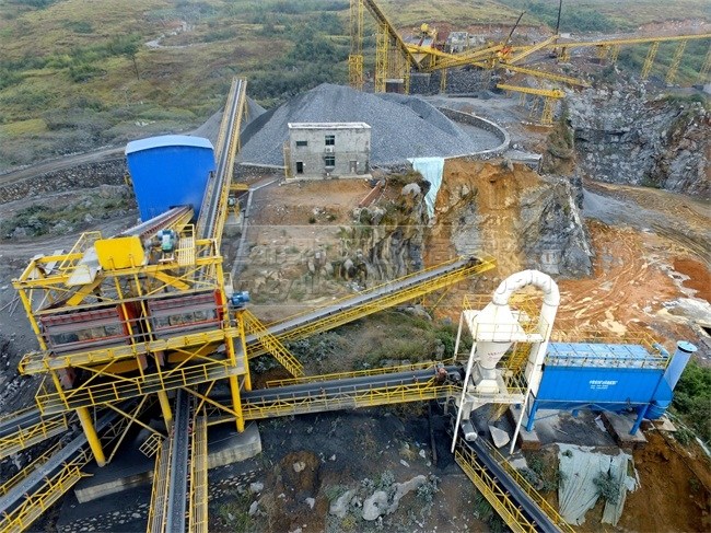 制砂生產(chǎn)線除塵