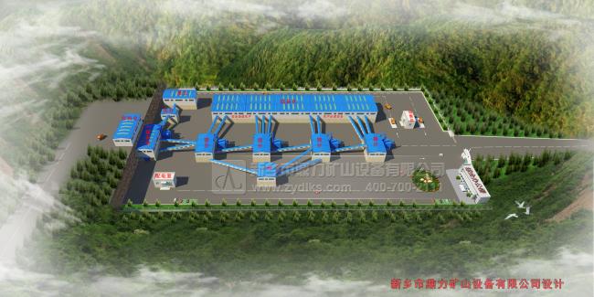 大型石料生產(chǎn)線流程圖