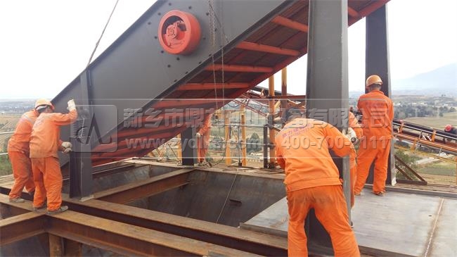 振動篩使用現(xiàn)場