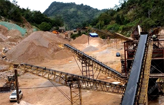 ZSJ細(xì)碎機(jī)生產(chǎn)出的成品砂