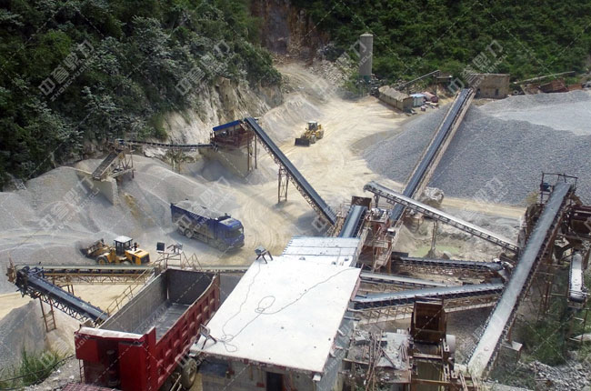 廣西柳州順晟建材有限公司石料生產(chǎn)線