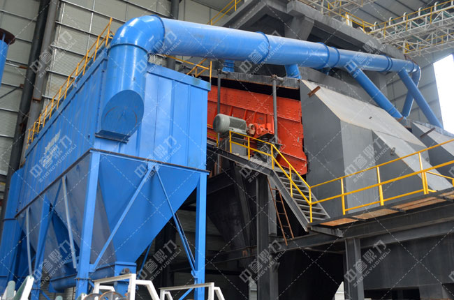 河北白沙時(shí)產(chǎn)3000噸石料生產(chǎn)線篩分除塵