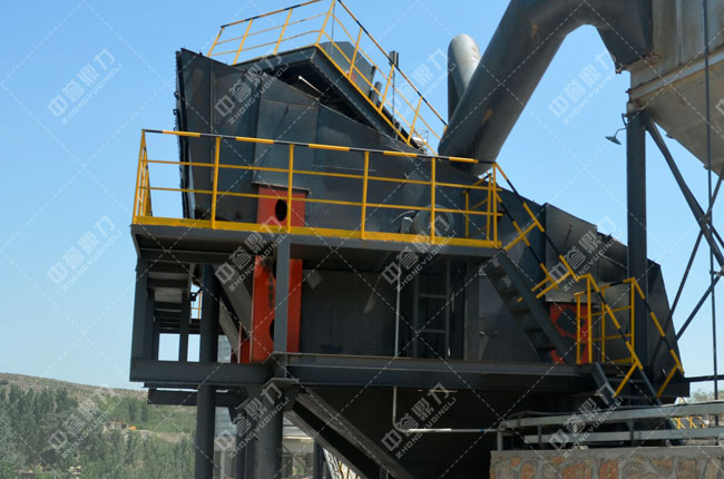 河北邢臺(tái)臨城中聯(lián)水泥石料生產(chǎn)線篩分