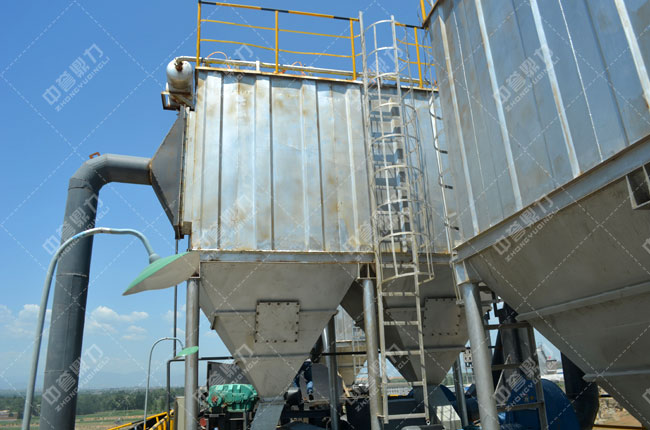 河北邢臺(tái)臨城中聯(lián)水泥石料生產(chǎn)線除塵