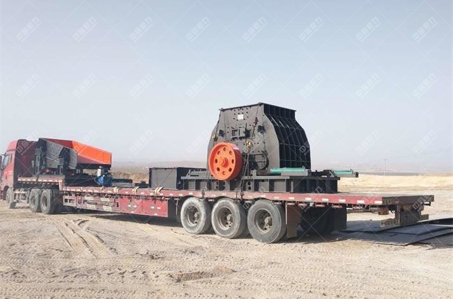 運(yùn)輸中的碎石子機(jī)