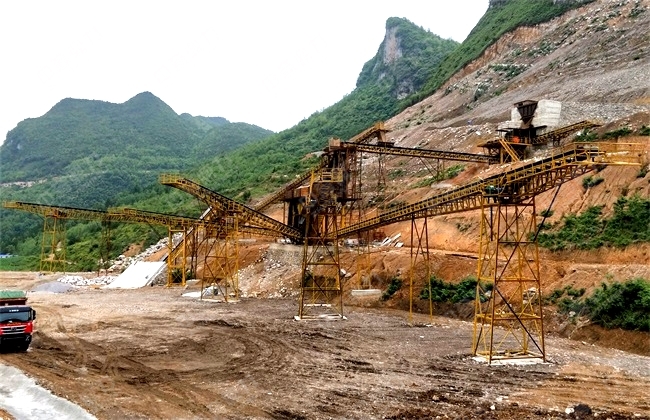項(xiàng)目已投產(chǎn)的砂石生產(chǎn)線(xiàn)