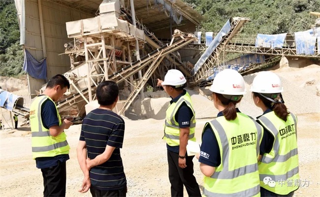 恒豐建材砂石生產(chǎn)線現(xiàn)場(chǎng)