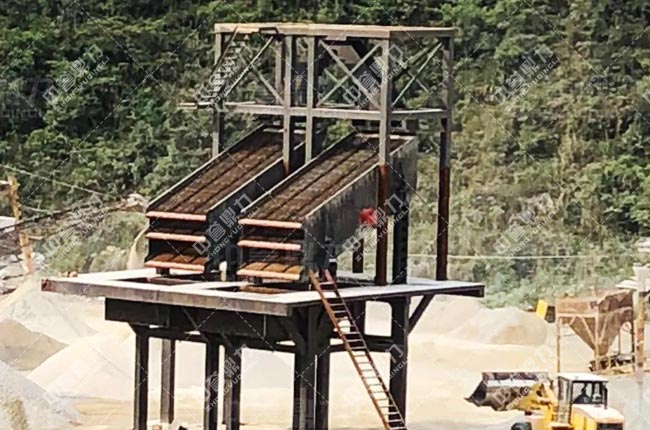 中譽鼎力1815重錘破碎機助力廣西龍文采石廠砂石骨料生產(chǎn)線建設